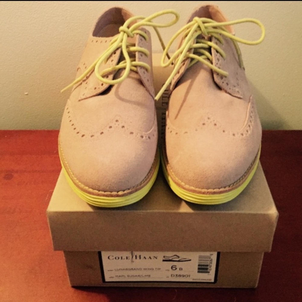 NIB Cole Haan Lunargrand wingtip brogue oxfords